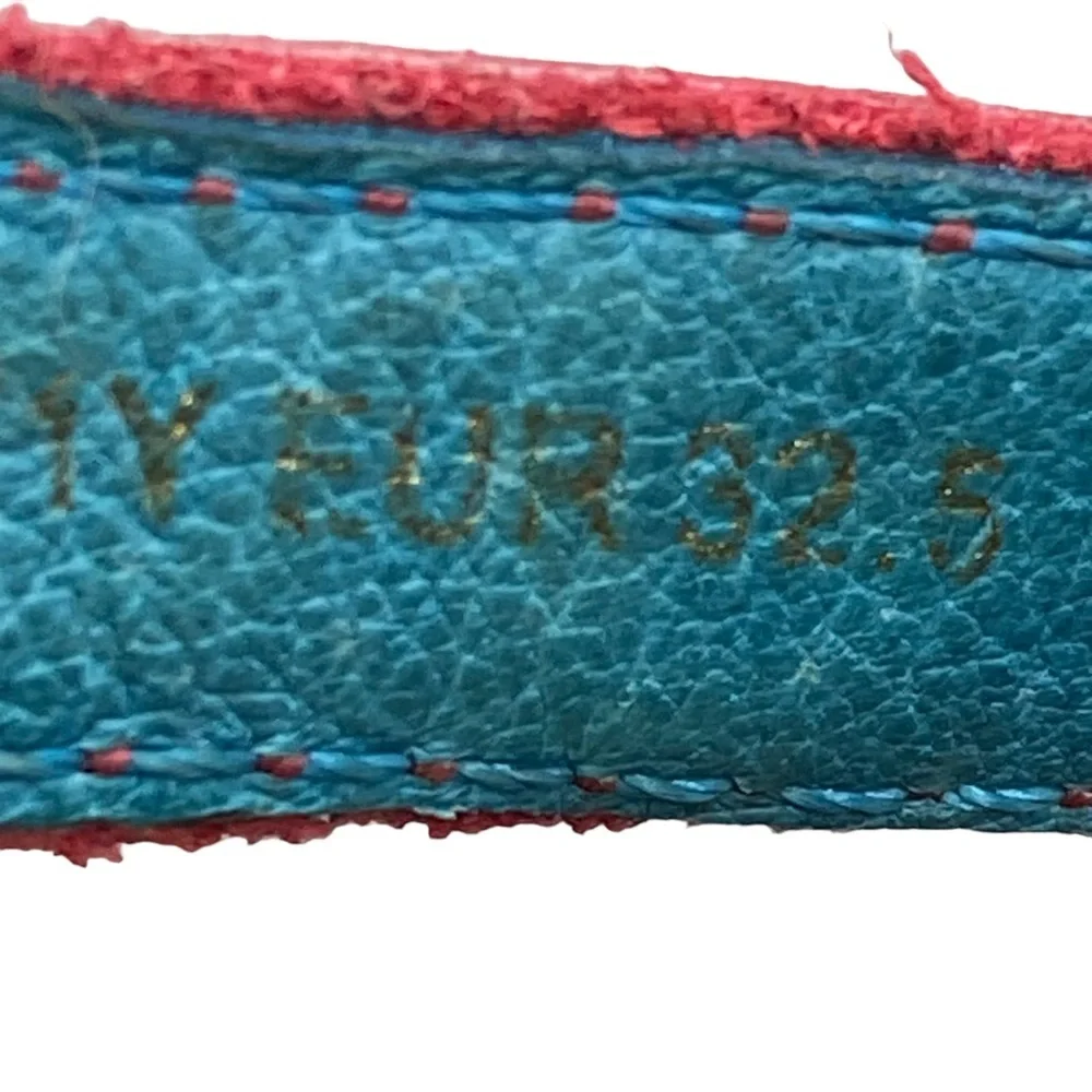 OluKai Youth Girls Size US 13/1 EU 32.5‎ Leather Flip Flop Sandals Flat Shoes